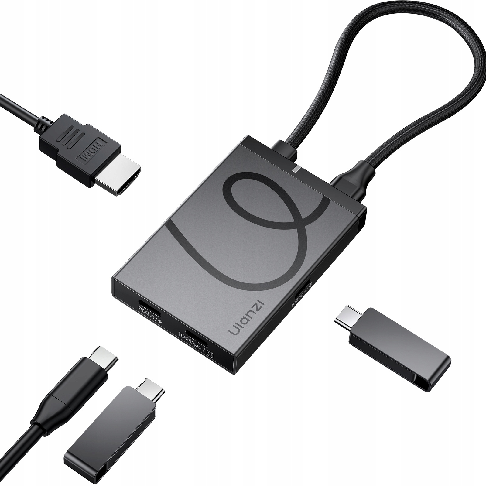 HUB Rozdzielacz 4w1 USB TYPE-C na 1x HDMI 4K 3x USB-C PD3.0 – Nowoczesne rozwiązanie dla Twojego stanowiska pracy
