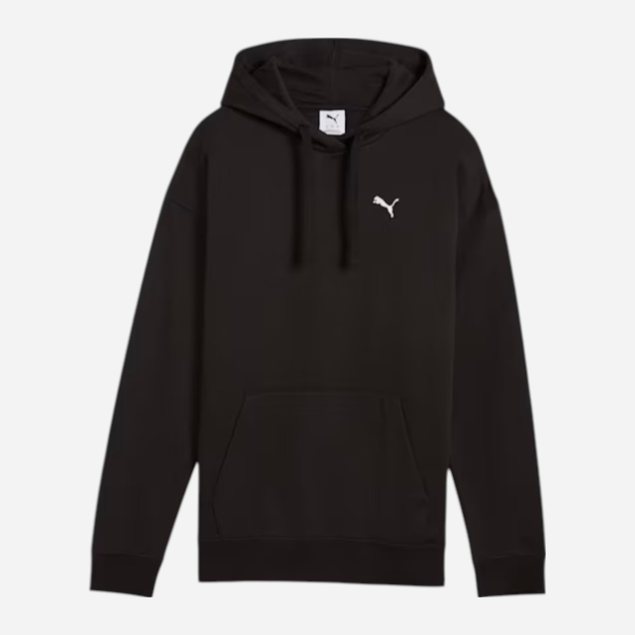 Bluza damska z kapturem kangurka Puma ESS Comfort Hoodie FL czarna – Komfort i styl na co dzień