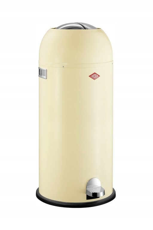 Kosz na śmieci beżowy Kickmaster Maxi 40l Wesco – Elegancja i funkcjonalność w Twoim wnętrzu