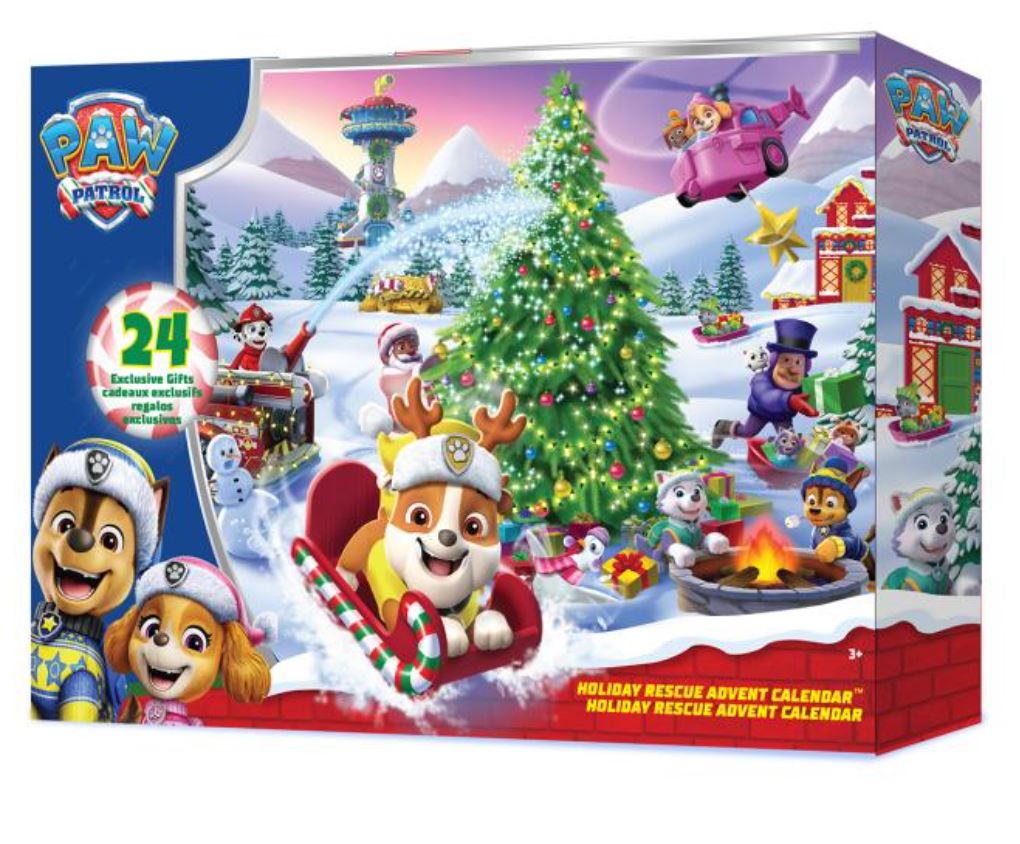 Kalendarz adwentowy Spin Master Psi Patrol – Radość każdego dnia Adwentu