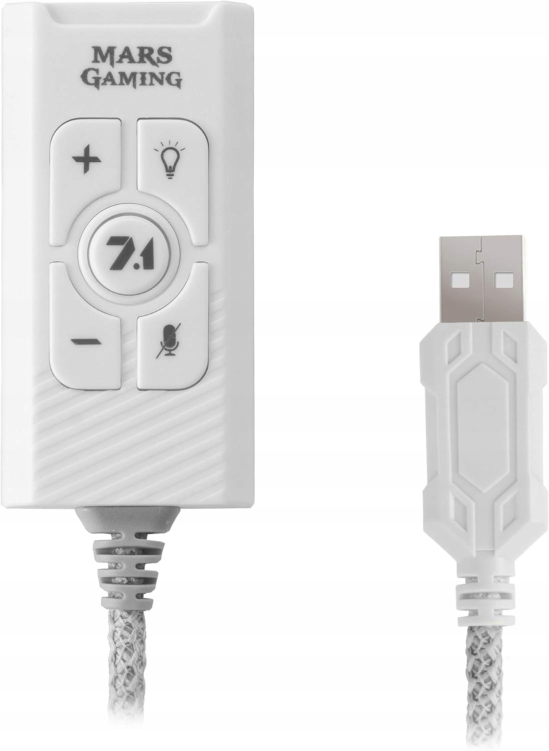 Mars Gaming MSC2W – Zewnętrzna karta dźwiękowa USB 7.1 dla graczy