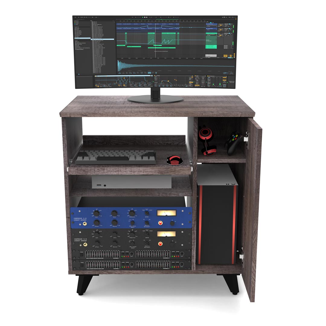 Funkcjonalność i rozbudowa – Regał do biurek z serii Sound Desk i Workbench