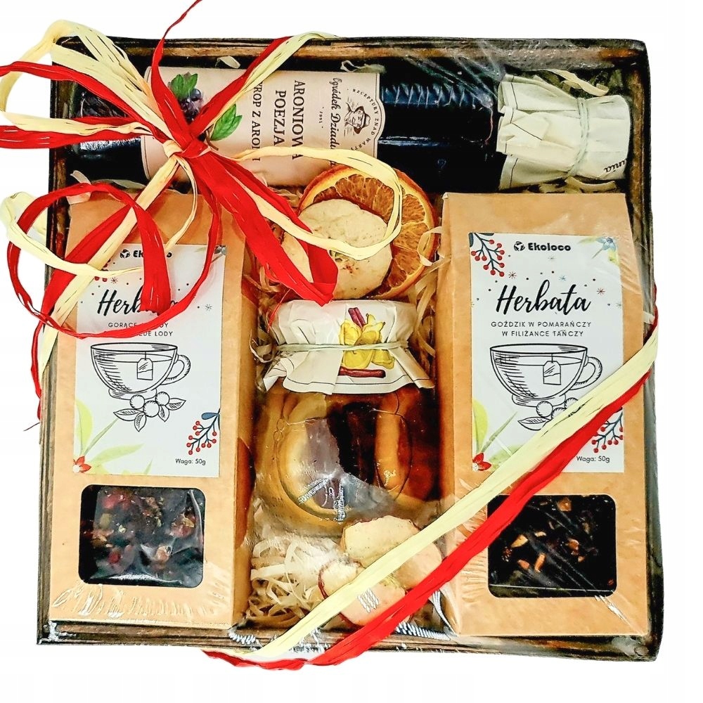 Wyjątkowe smakołyki w koszu prezentowym
