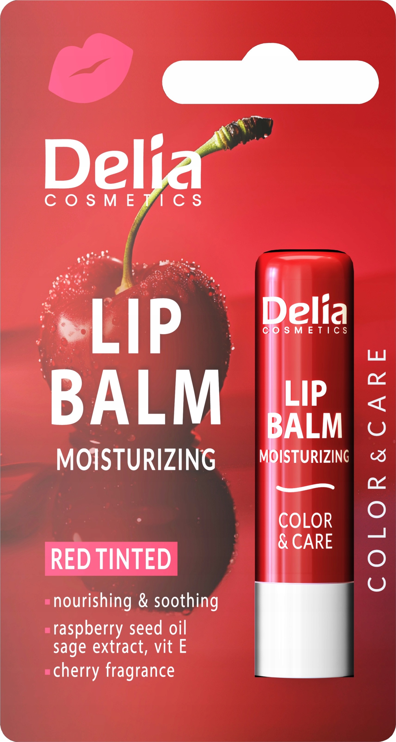 DELIA Lip Balm SPF 30 Pomadka do ust ochronna Wiśnia – Twoja idealna ochrona dla ust