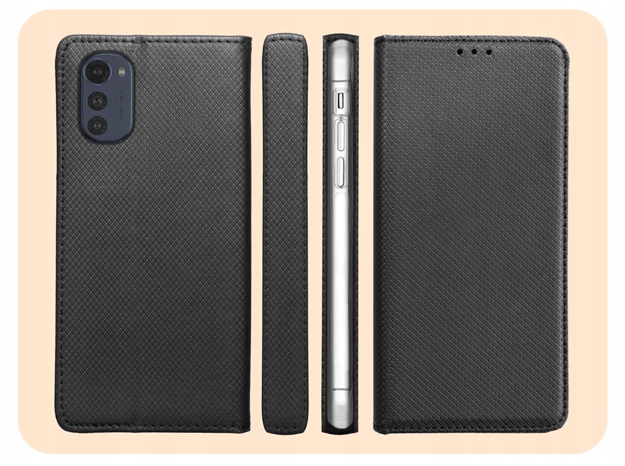 Etui z Klapką Do Motorola Moto G22 4G / E32 / E32S – Elegancja i Ochrona w Jednym