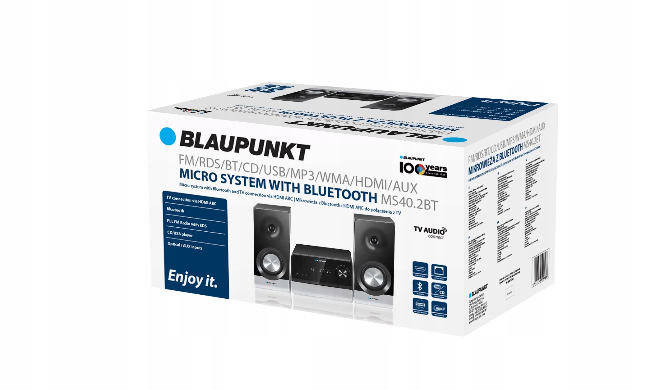 Wysokiej jakości głośniki z regulacją basów i tonów wysokich