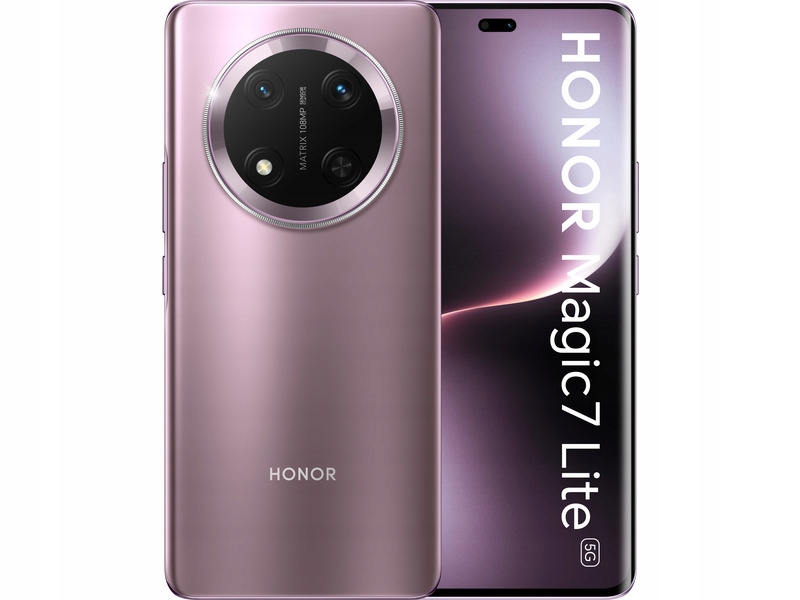 HONOR Magic 7 Lite 5G 8/256GB Fioletowy – Nowoczesny smartfon dla wymagających