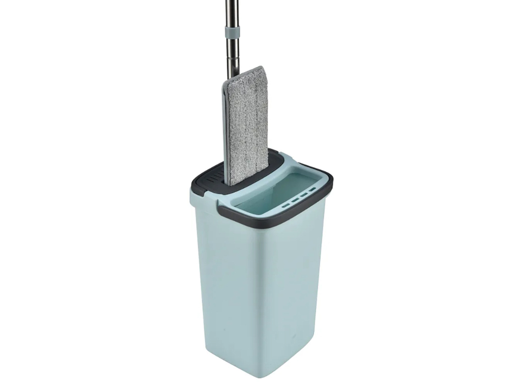 Innowacyjne dwukomorowe wiadro z wyciskaczem