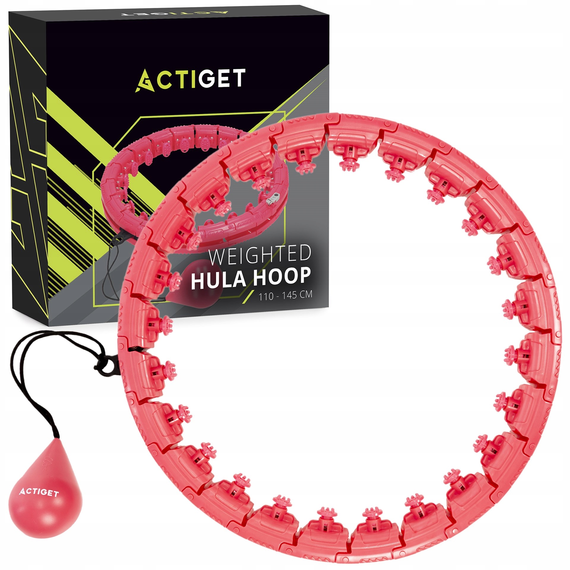 Hula hop z obciążeniem ACTIGET – Idealne wsparcie dla Twojego treningu