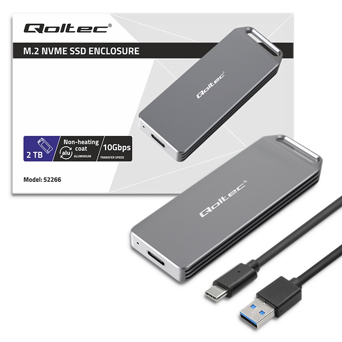 Mini obudowa na dysk M.2 SSD NVMe PCIe USB3.1 10Gb/s 2TB – Nowa jakość przechowywania danych