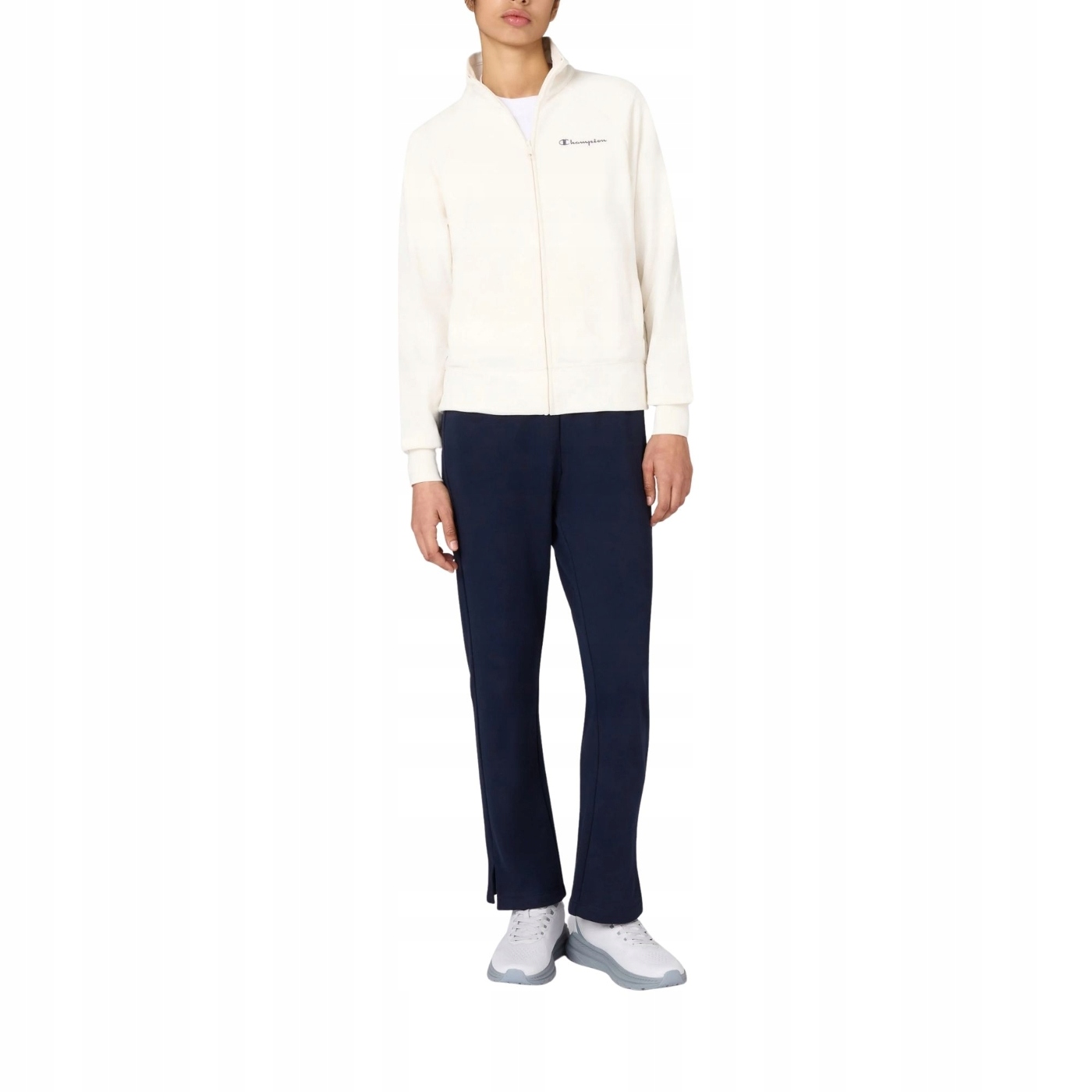 Full Zip Suit kremowo-granatowy 117988 YS084 M – Komfort i styl w każdej sytuacji