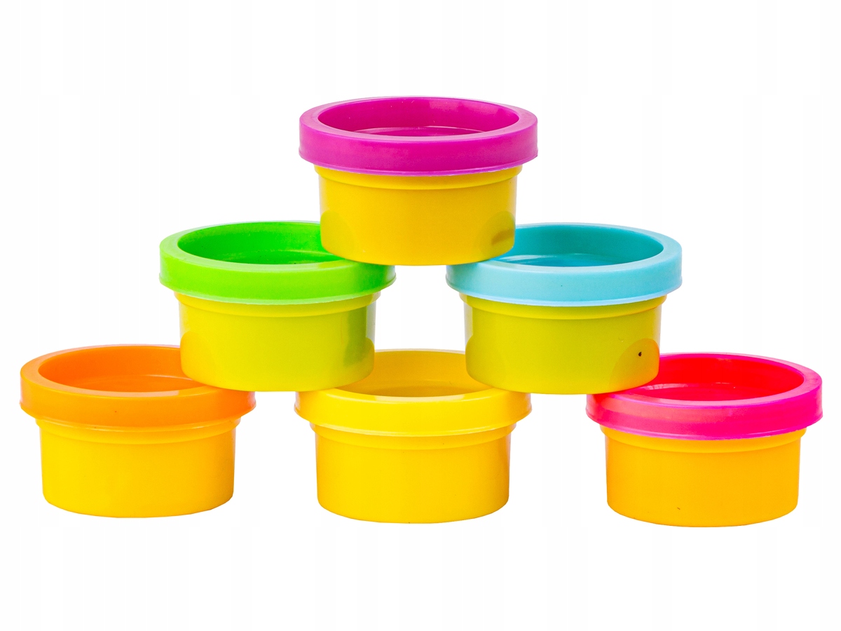 Kolorowa masa plastyczna – Sześć intensywnych kolorów do kreatywnej zabawy