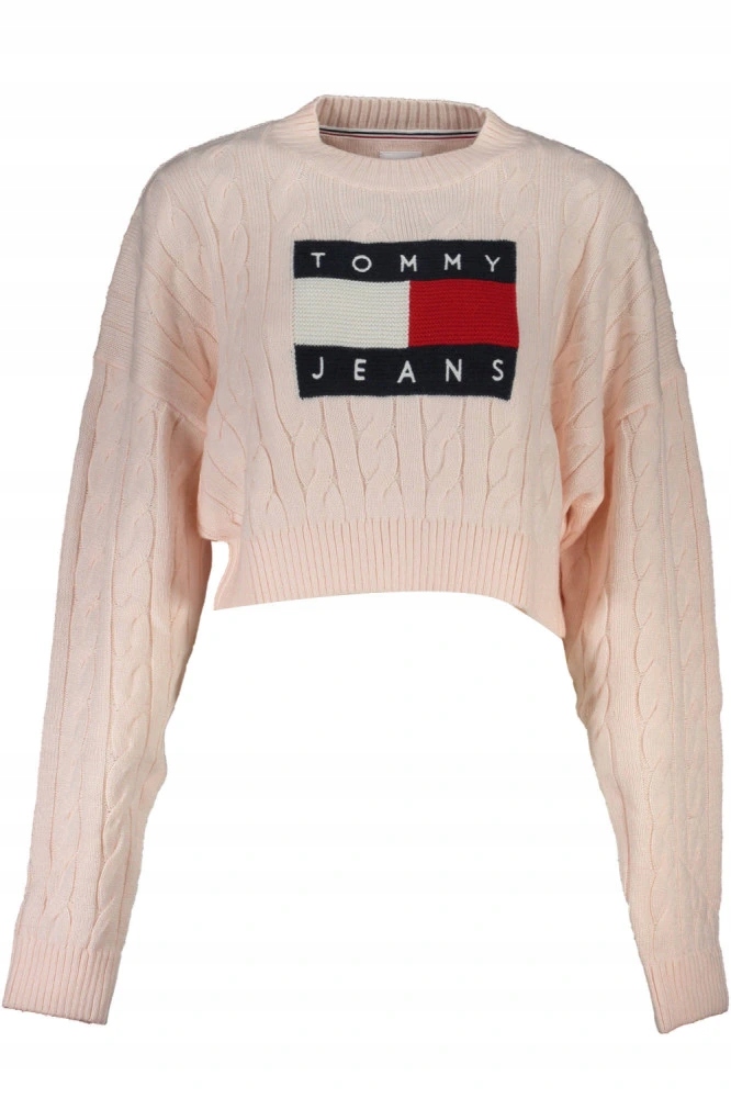 Różowy sweter damski Tommy Hilfiger – Styl i komfort na co dzień