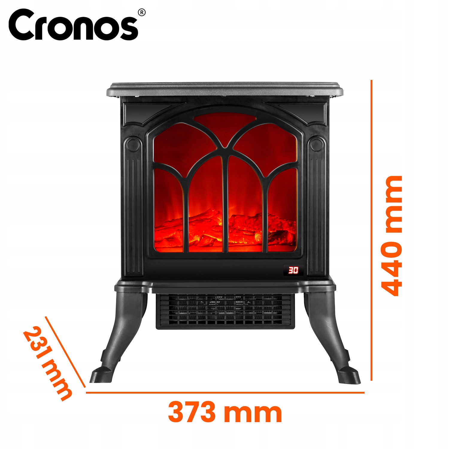 Wymiary kominka Cronos – idealne dopasowanie do Twojej przestrzeni