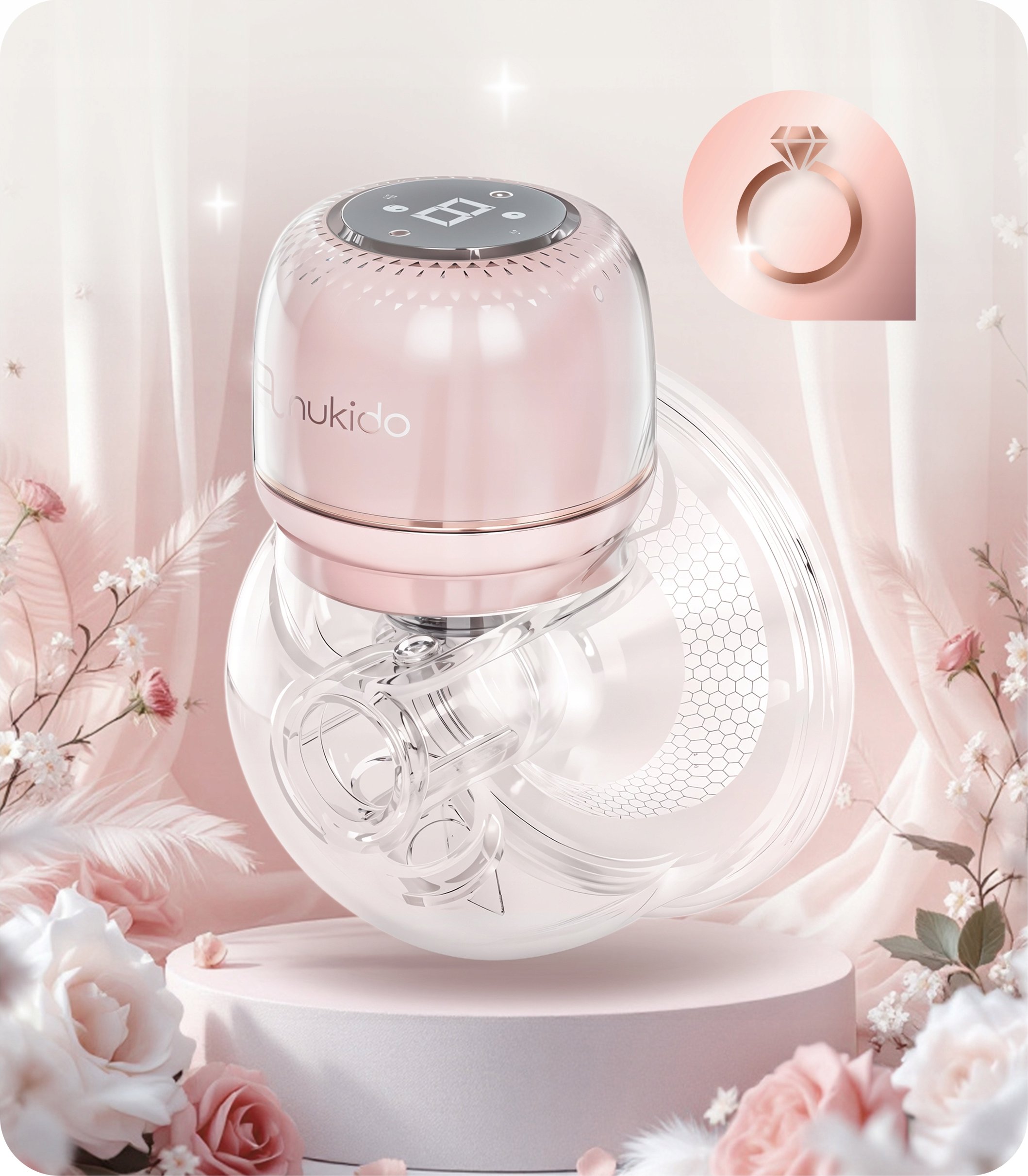 Wysokiej jakości nakładka masująca dla maksymalnego komfortu