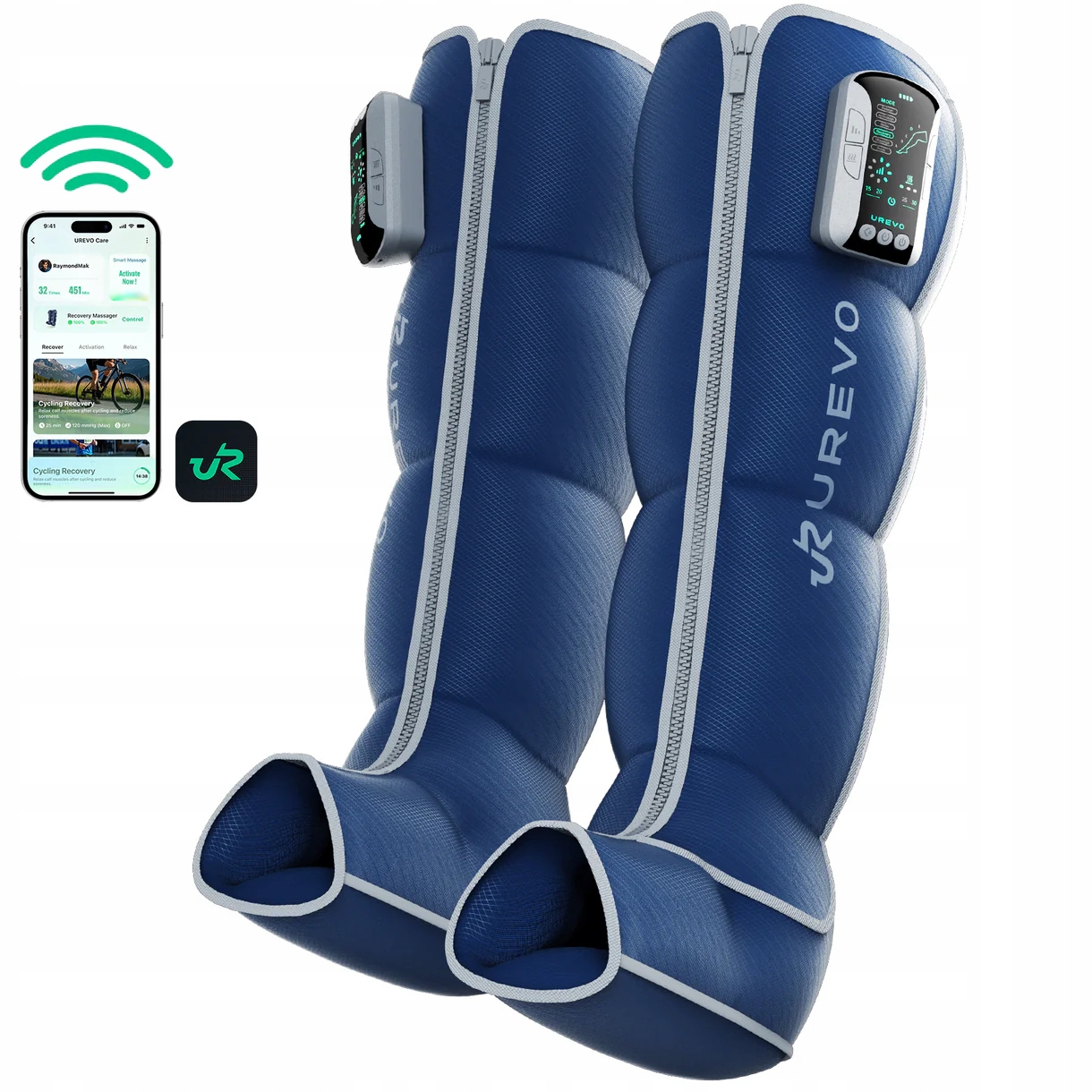 UREVO Recovery Wireless Massager – Innowacyjny masażer do regeneracji nóg