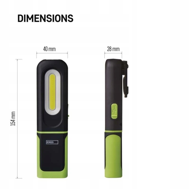 Wysoka jasność i zasięg – 330 lm i do 45 m