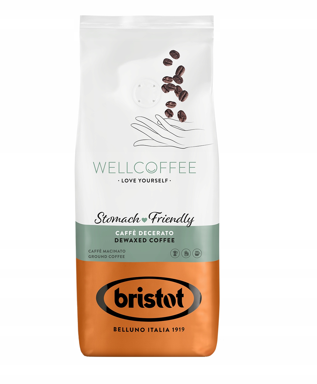 WELLCOFFEE 200g – Kawa mielona przyjazna żołądkowi