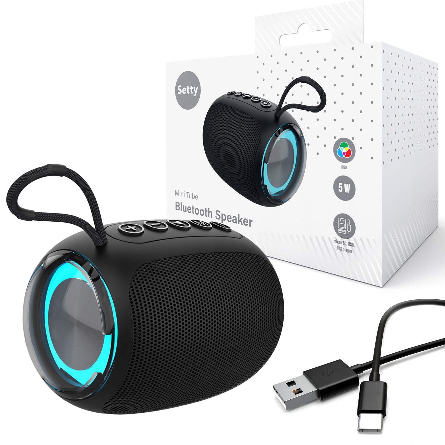 GB-800 Bluetooth słuchawki RGB – Nowoczesne brzmienie w Twoim stylu