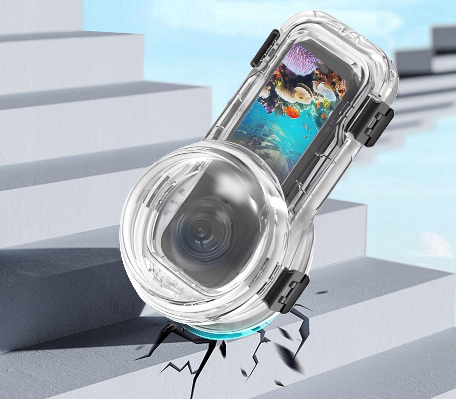 Wodoszczelność do 60 m – Doskonała do nurkowania i sportów wodnych