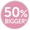 Większe o 50% okienko