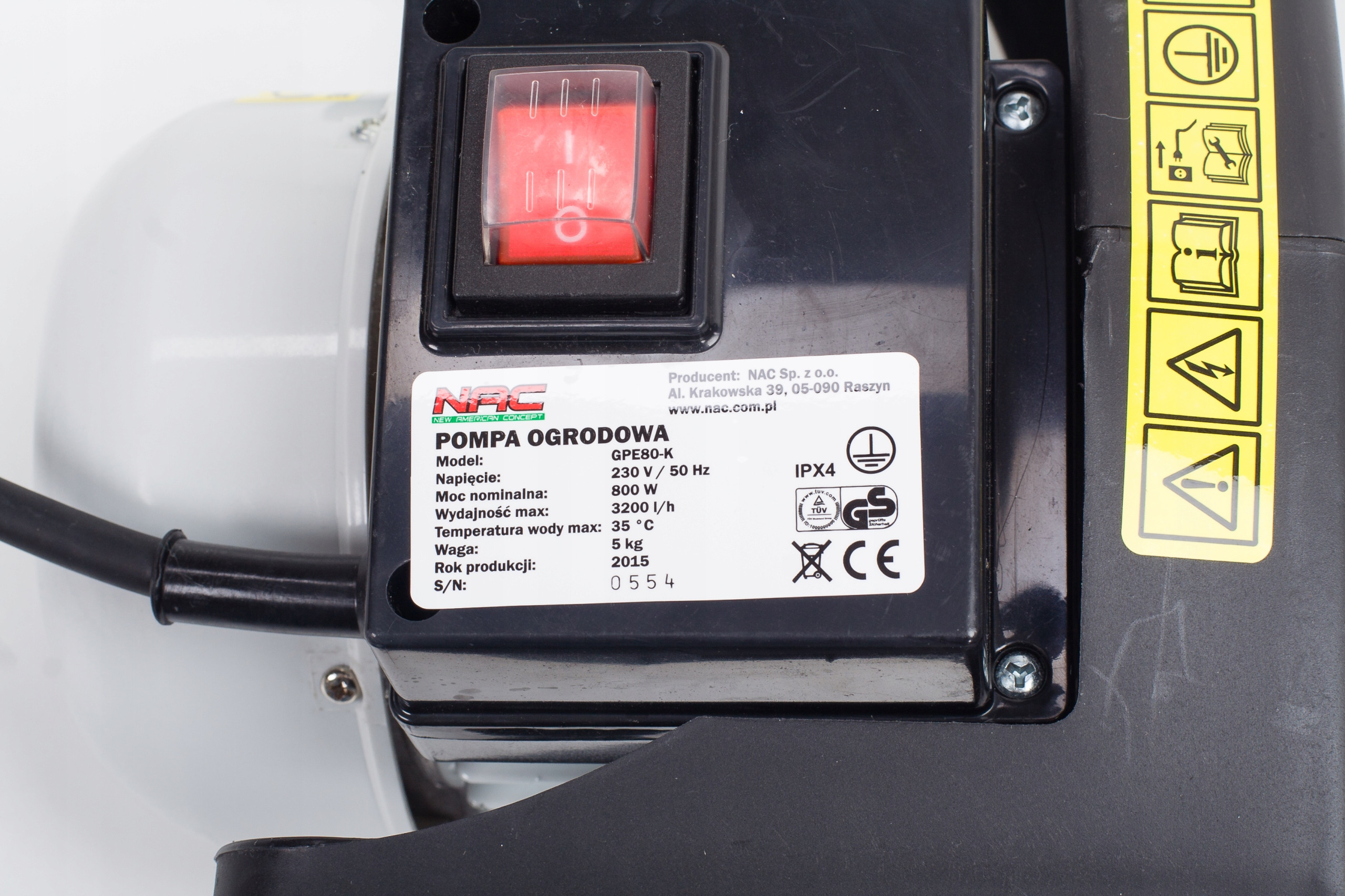 Wysokość pompowania do 40 m – Doskonałe ciśnienie robocze