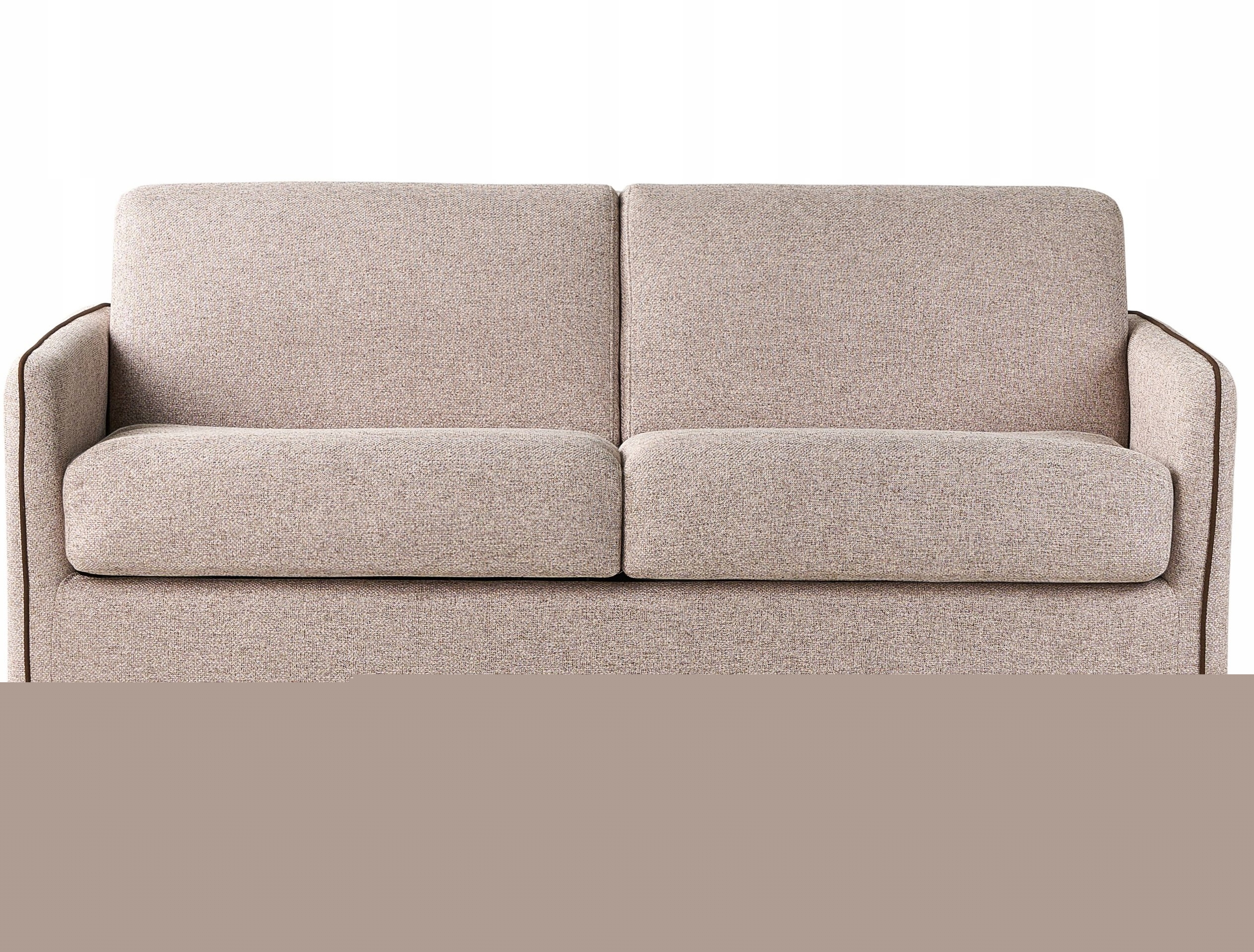 Sofa rozkładana dla 2 osób ISHOJ Jasnobrązowy – Idealne rozwiązanie do Twojego salonu