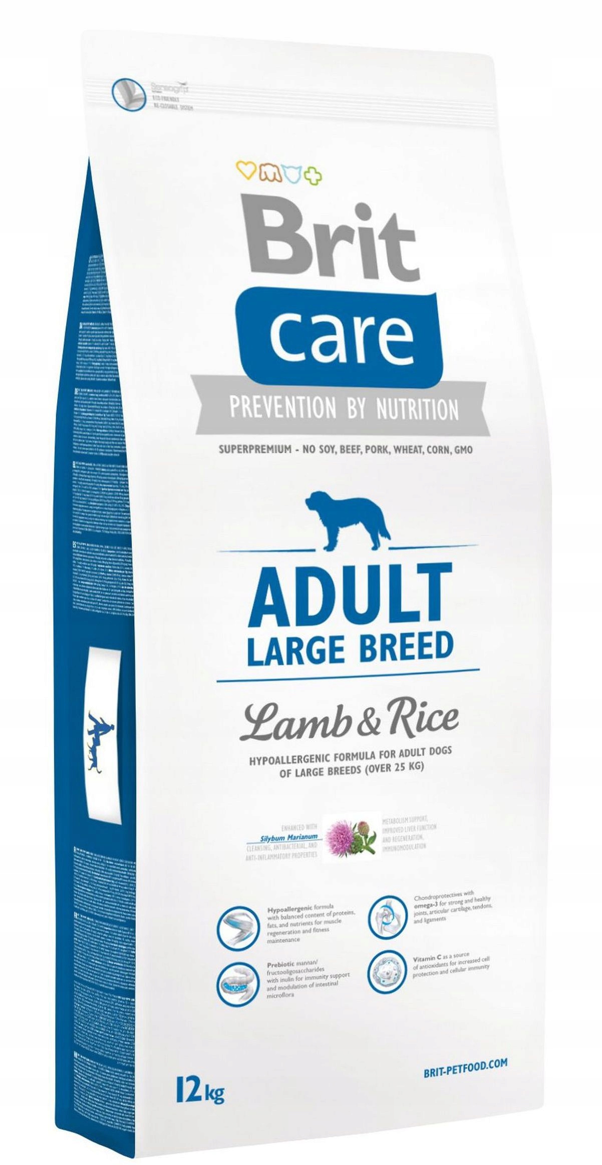 Karma Brit Care Dog Hypoallergenic Adult Large Breed Jagnięcina 2 x 12KG – Pełnowartościowe odżywienie dla dużych psów