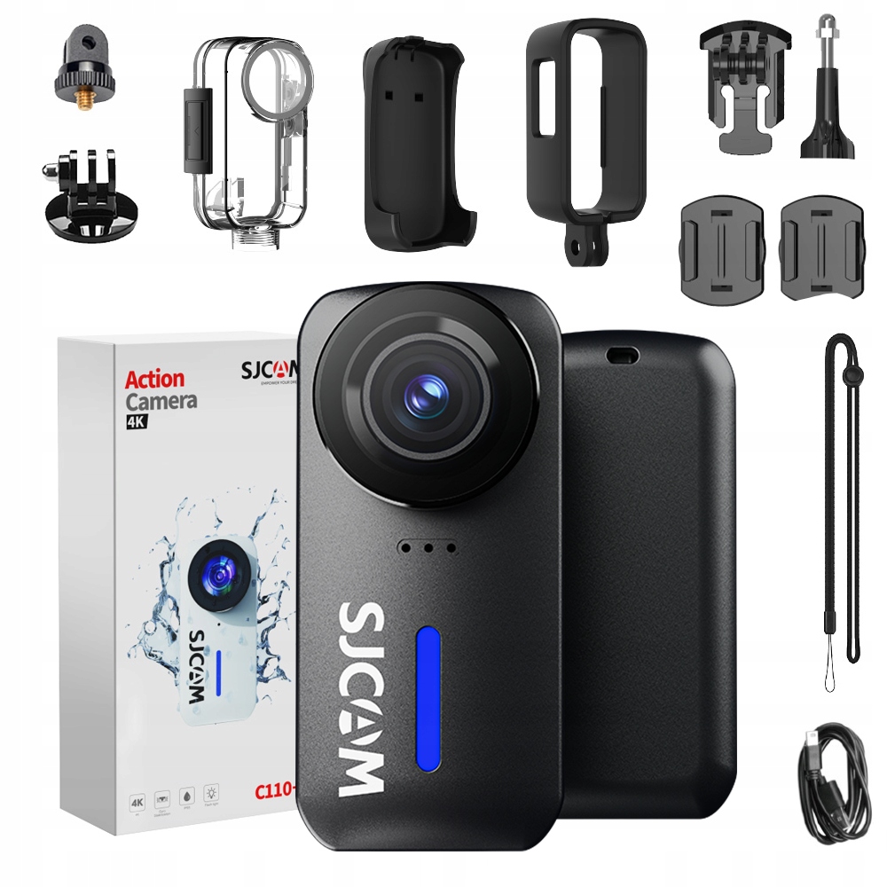 Kamera SJCAM C110+ BLACK – Twoje okno na świat w jakości 4K