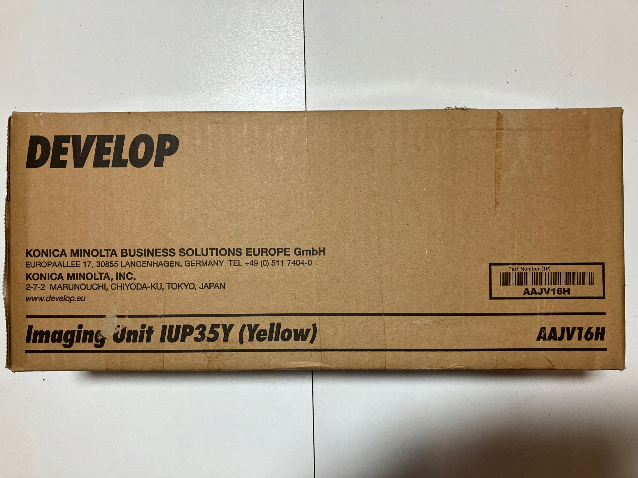 Konica Minolta IUP-35Y – Wydajny żółty wkład do drukarek