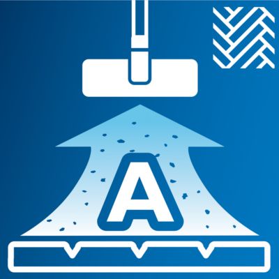 Klasa A skuteczności odkurzania twardych podłóg