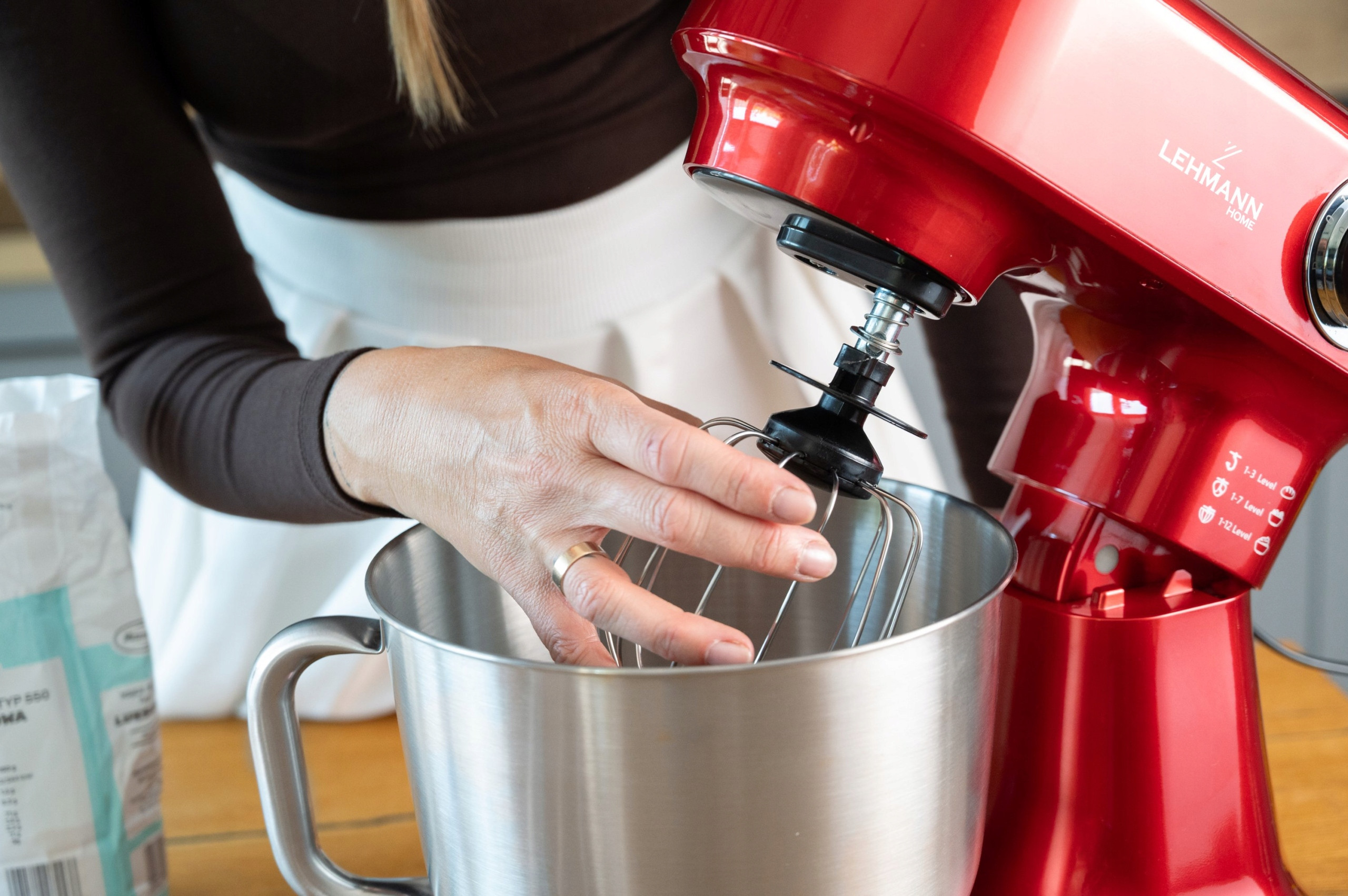 ROBOT PLANETARNY KUCHENNY MIKSER MIESZADŁA HAK MISA OBROTOWA LEHMANN RED Tryby pracy pulsacyjny