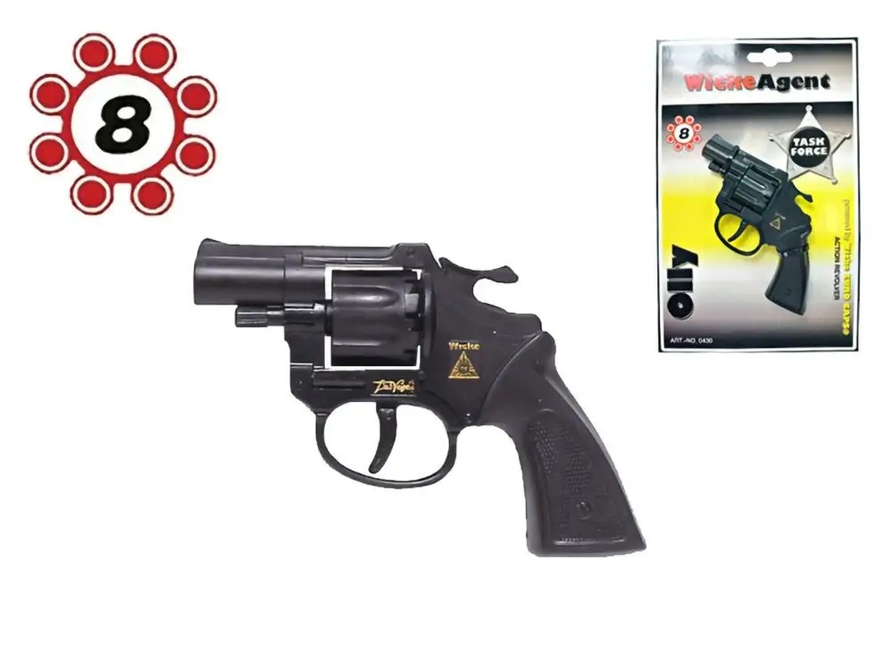 Wymiary pistoletu: długość 13 cm