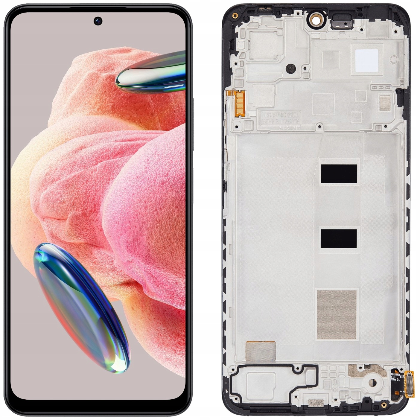 Wyświetlacz do Xiaomi Redmi Note 12 4G / 5G 23021RAA2Y LCD Incell Ramka – Idealne rozwiązanie dla Twojego smartfona