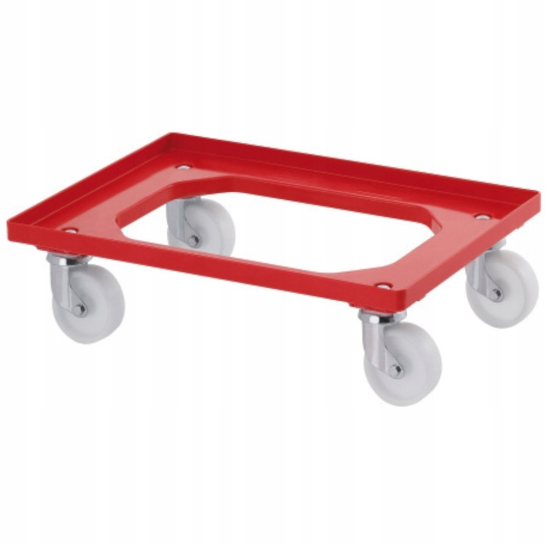 Wózek transportowy do skrzynek pojemników EUR 60x40cm – Idealne rozwiązanie do transportu