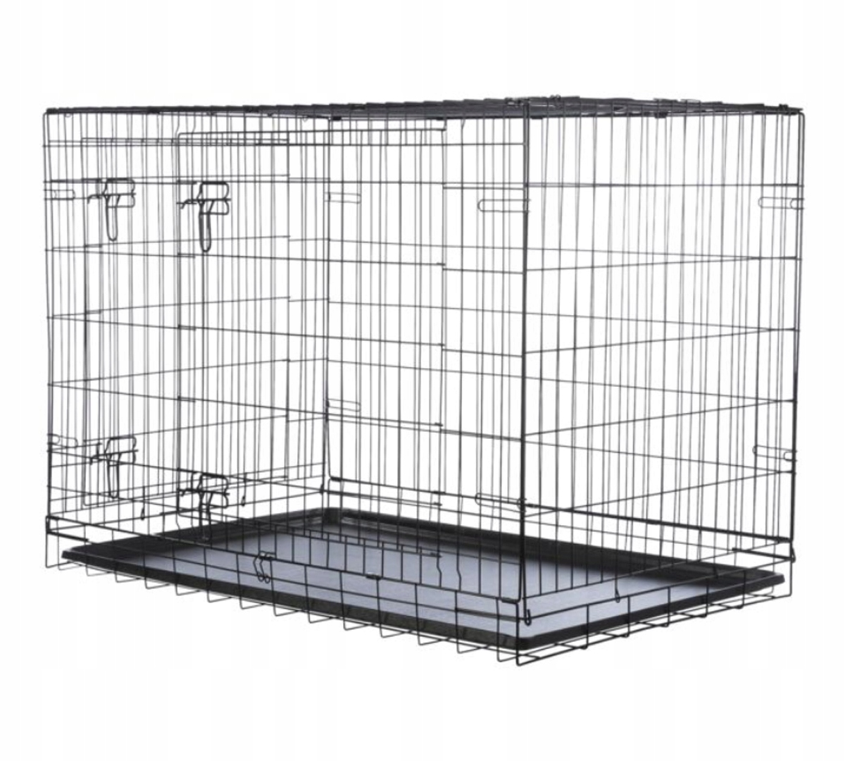 Trixie Klatka kennelowa, dla psa, czarna, XL: 116 × 86 × 77 cm – Idealne miejsce dla Twojego pupila
