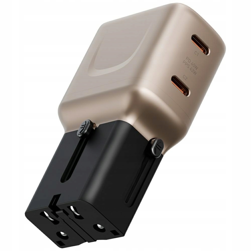 Ładowarka sieciowa Energea TravelGo Adapter 45 2xUSB-C 45W – Wydajność i mobilność w jednym