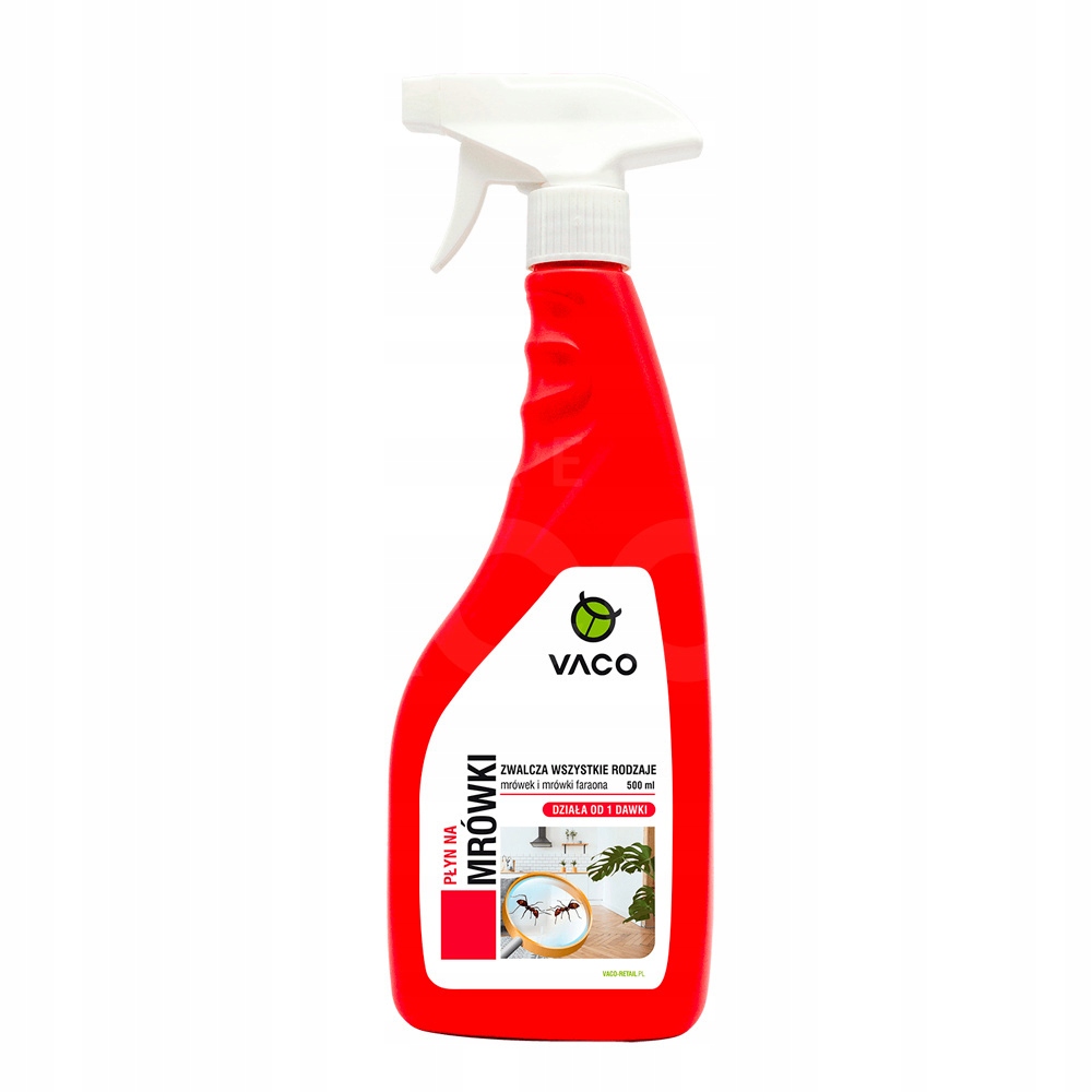 Preparat na mrówki Wszystkie rodzaje Płyn 500ml VACO MAX – Skuteczna ochrona przed mrówkami