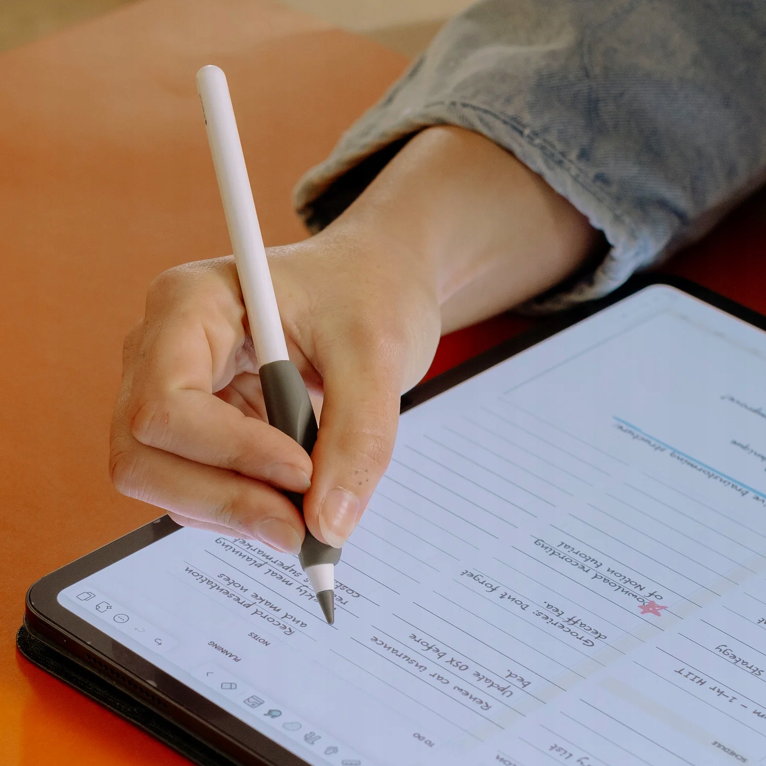 Ultra-reagująca wydajność Apple Pencil
