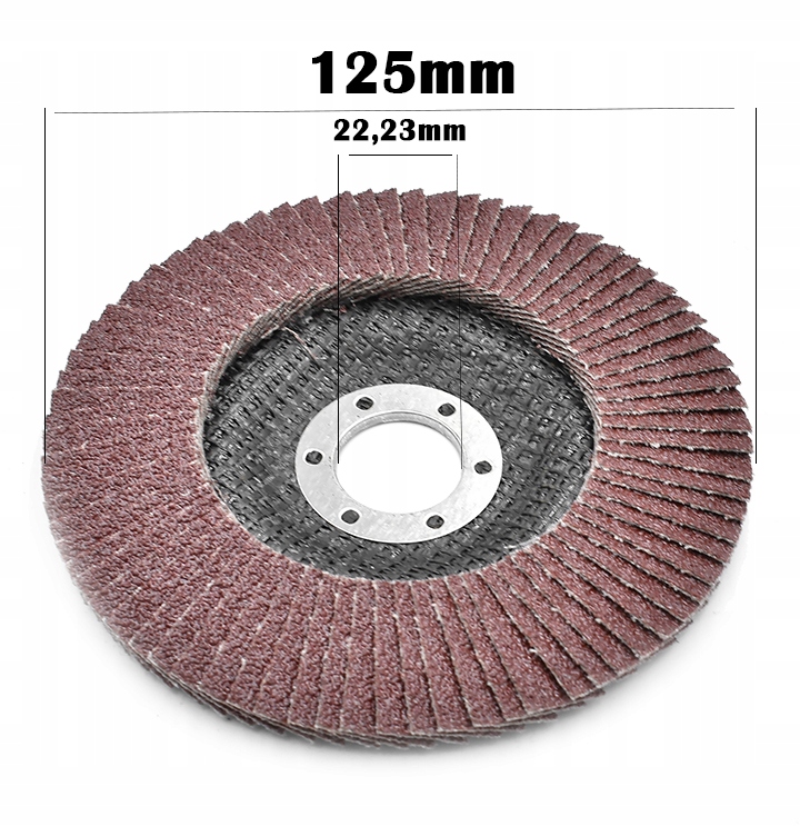 Równomierne szlifowanie z talerzem z włókna szklanego