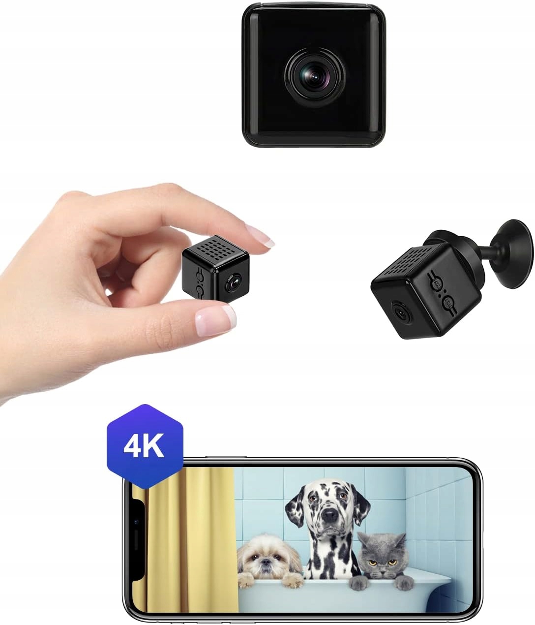 Wiwacam - Kamera Szpiegowska Mini Ukryta Detekcja Wifi 4K – Twoje oczy wszędzie