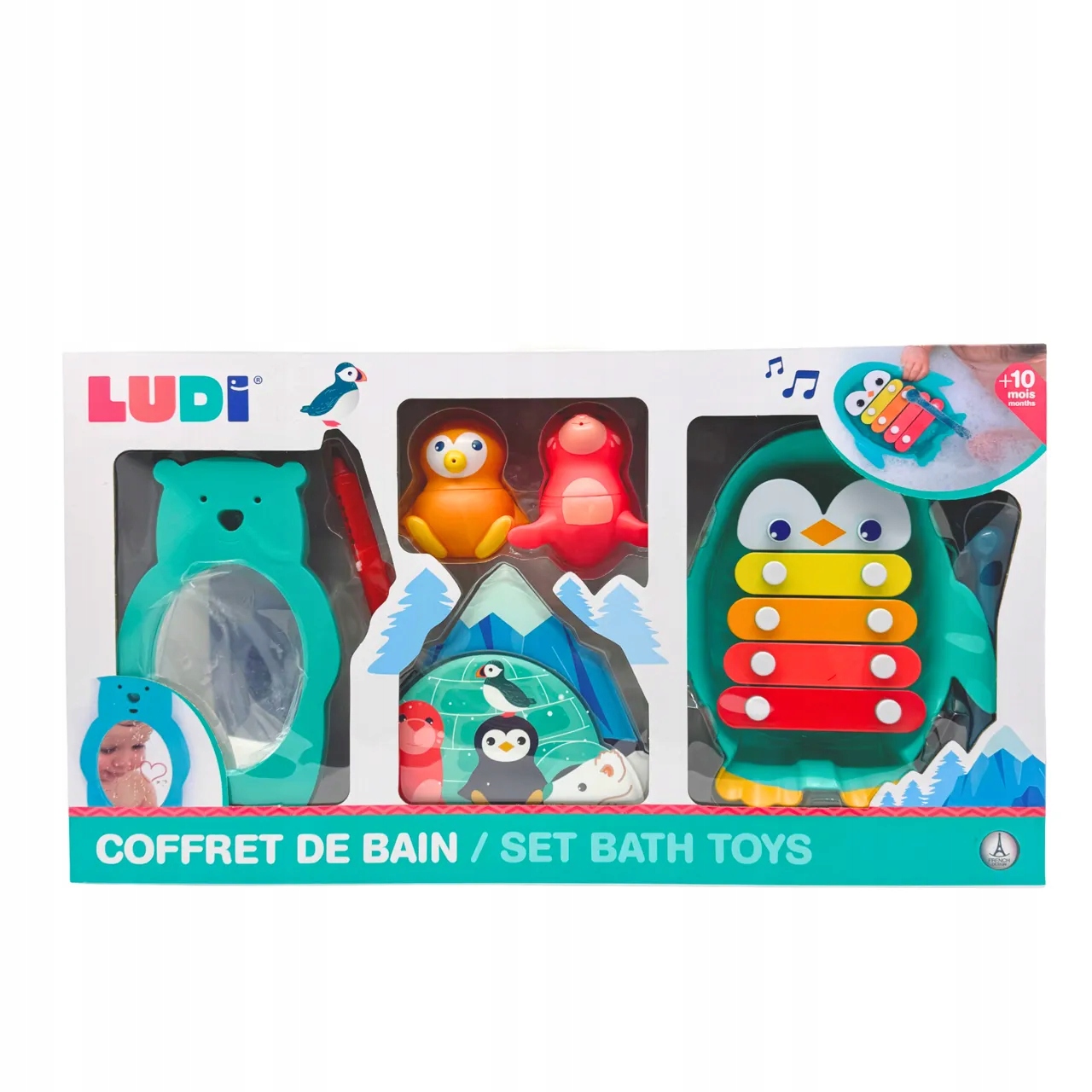 Zestaw zabawek do kąpieli Antarktyda – Radosna przygoda w wodzie