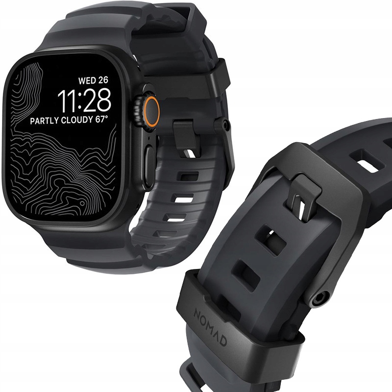 NOMAD Rocky Point Band Storm Connector Black – Idealny pasek do Apple Watch