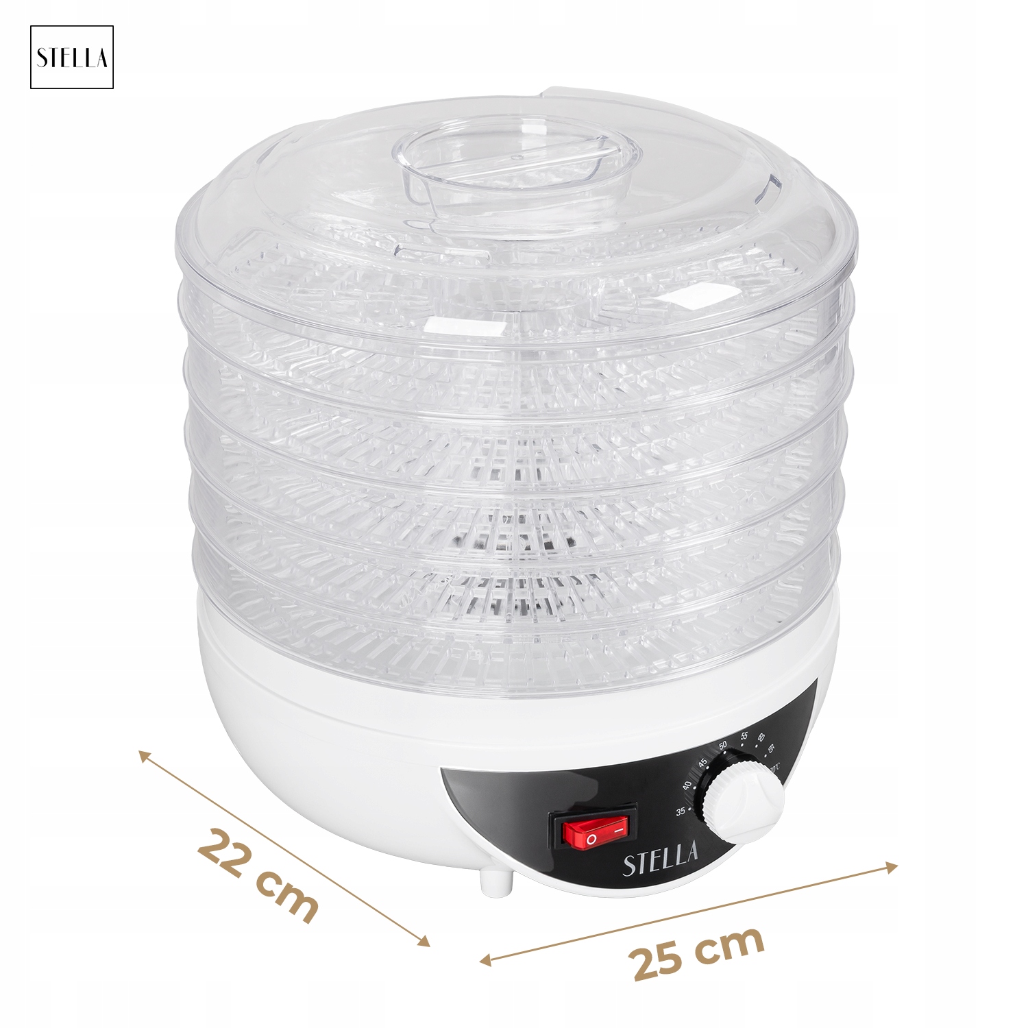 Wydajność i moc – 250 W dla efektywnego suszenia