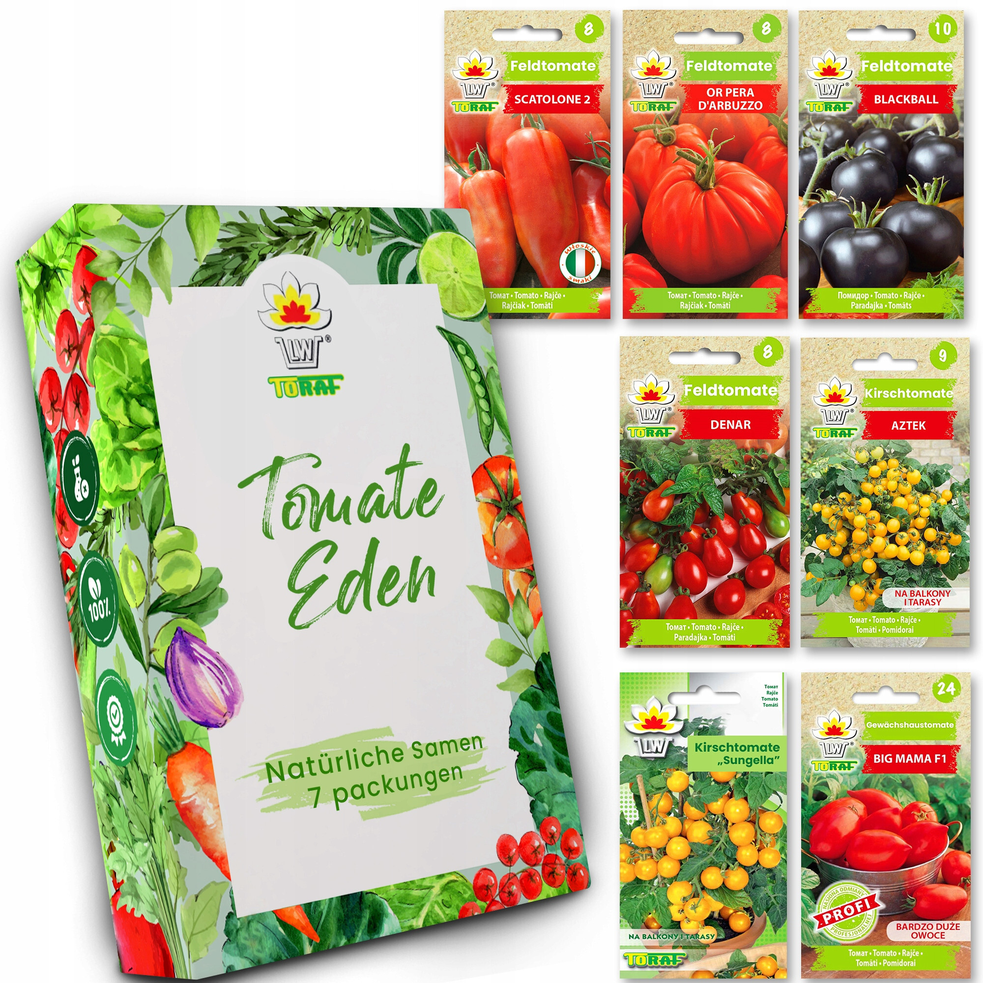 TORAF ZESTAW NASION POMIDOROWY EDEN – Odkryj smak i aromat w swoim ogrodzie