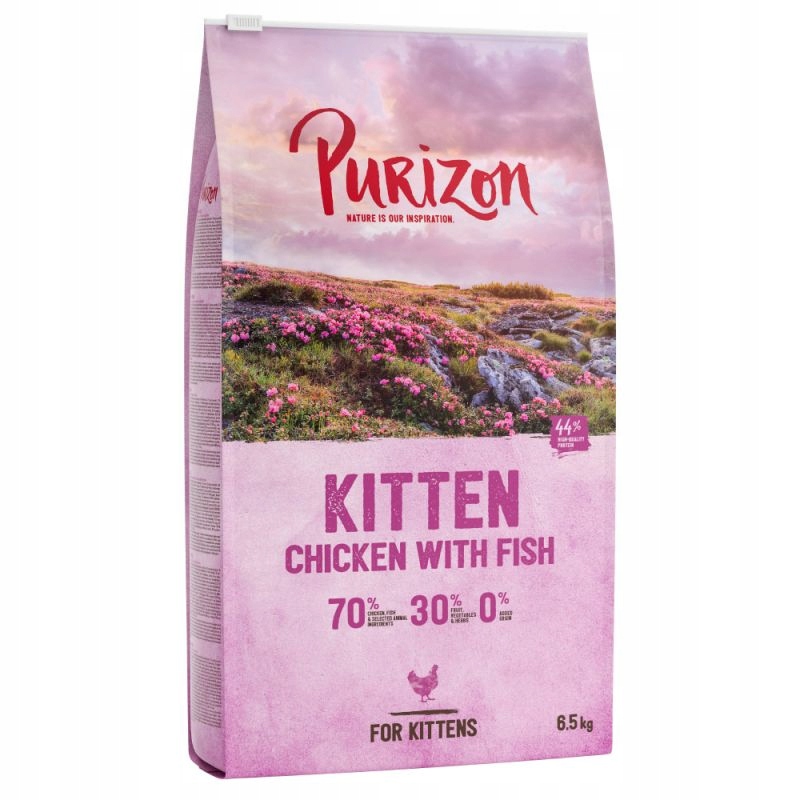 Sucha karma Purizon Kitten, kurczak i ryba – Idealne odżywianie dla kociąt