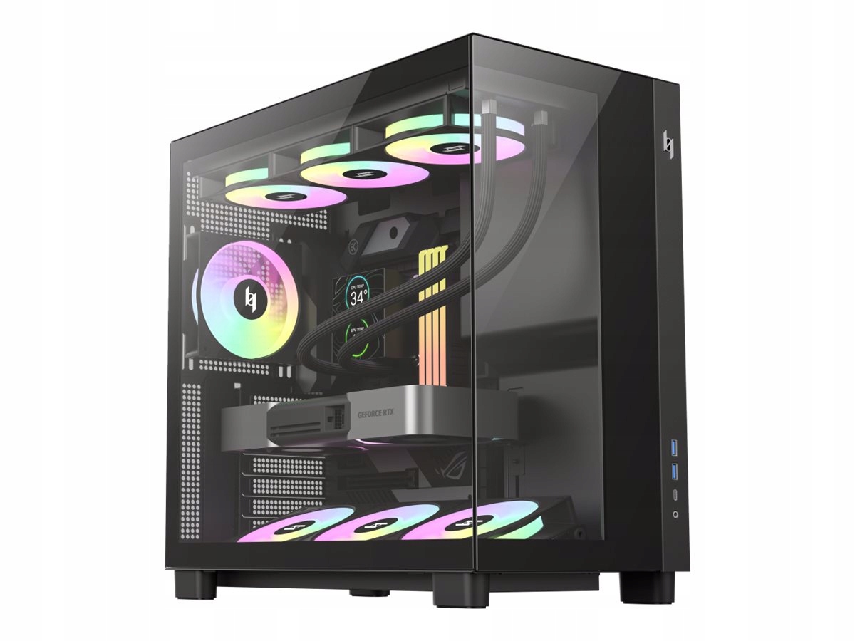 GameMax NEX C53 BK – Elegancka obudowa komputerowa dla wymagających