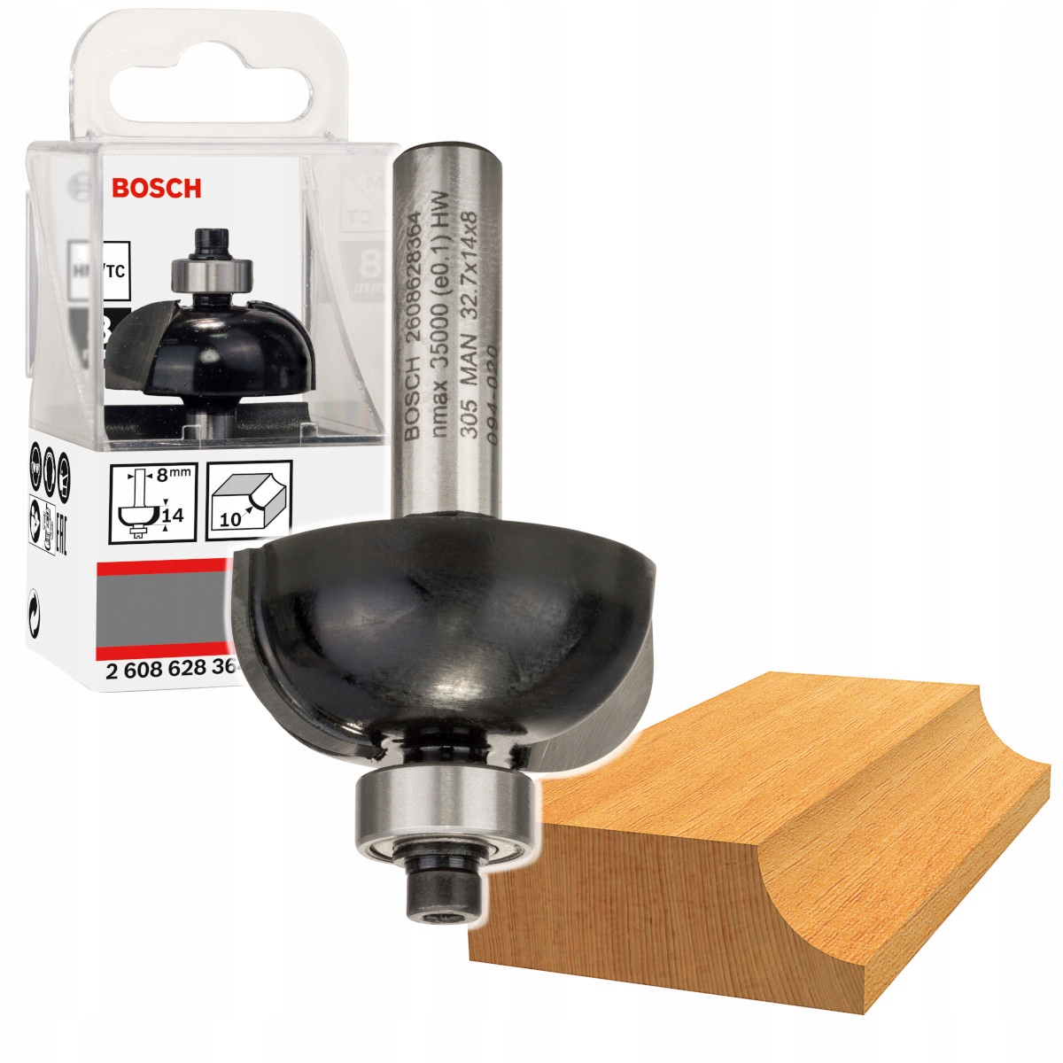 Frezarka Bosch Double-sided half-round milling cutter BOSCH – Idealne narzędzie do precyzyjnego frezowania