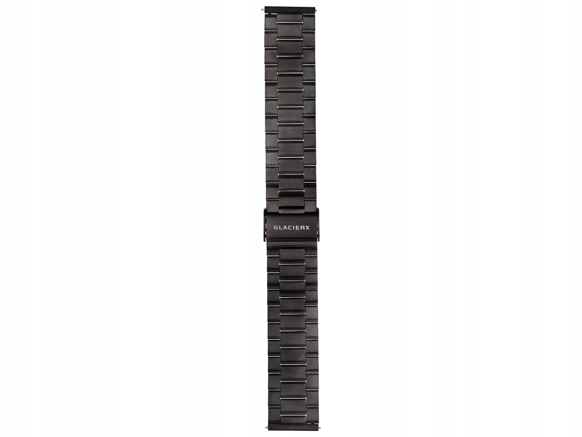 Bransoleta do smartwatcha Classic Black Steel Czarna 22mm – Elegancja i styl na Twoim nadgarstku