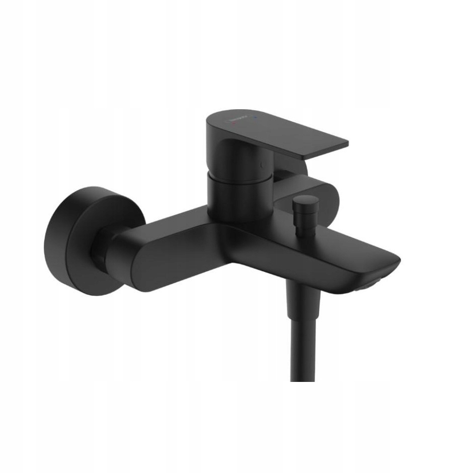 Bateria wannowa jednouchwytowa Rebris E czarny mat – Elegancja i nowoczesność w Twojej łazience